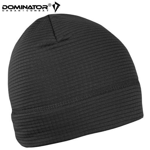 VOJENSKÁ ZIMNÁ ČIAPKA QUICK DRY DOMINATOR, ČIERNA