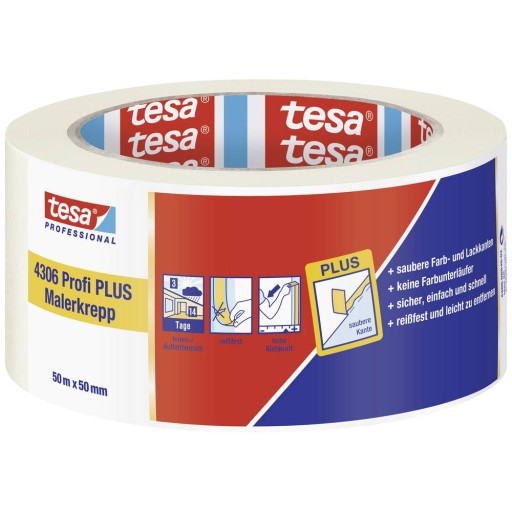 Maskovacia páska Tesa 4306 50 mm x 50 m profesionálna presnosť