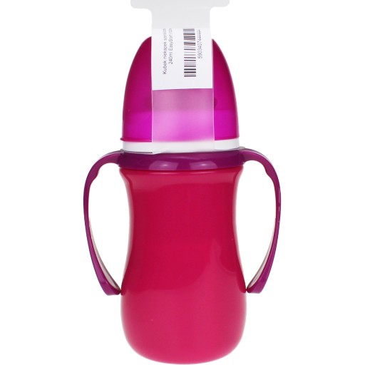 STRIEBORNÝ hrnček TRÉNINKOVÁ FĽAŠA 240 ml 6M+ CANPOL BABIES