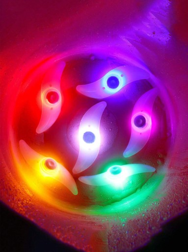 LED BICYKEL SVETLO SVETLA KRYT SPACE BICYKEL PRE BICYKEL 1 ks
