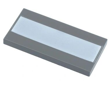 LEGO PLATE 2X4 HLADKÁ S POTISKOM Č. 87079pb0821