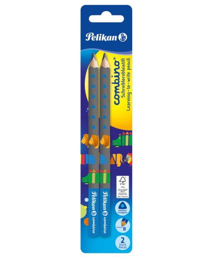 HERLITZ KOMBINO DREVENÉ CUŽKY 2 KS B MODRÁ
