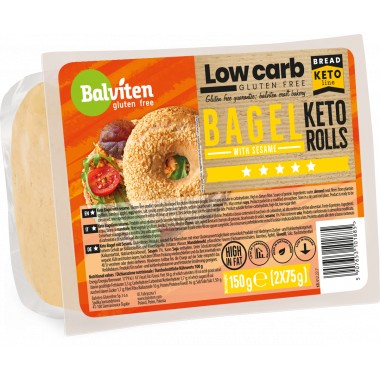 BALVITEN sezamové bagety KETO bezlepkové 2 x 75g