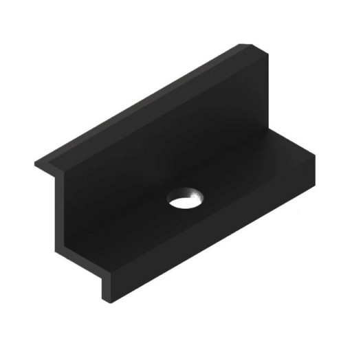 BUF30L Držiak bočného panelu v=30mm lakovaný čierny 8973302 BAKS
