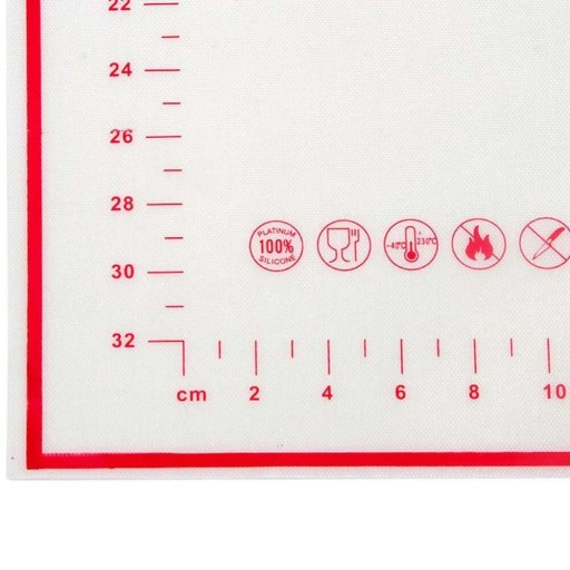 VEĽKÝ SILIKÓNOVÝ STÔL 40x30 KUCHYŇSKÁ PODLOŽKA + MERACIA podložka