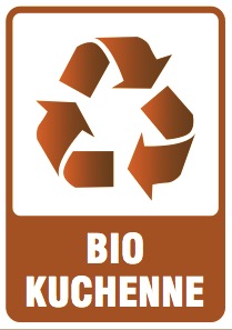 Nálepky na označenie odpadu, 10 ks, BIO KUCHYŇA