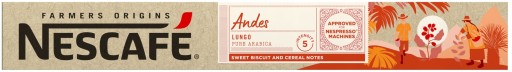 Kapsule pre NESPRESSO Nescafe Farmers Andes Lungo Pure Arabica 10