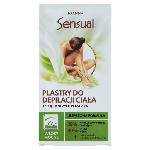 Joanna Sensual Strips na depiláciu tela – chĺpkov