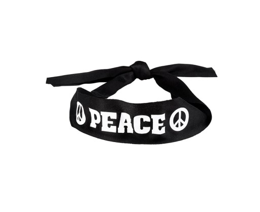 Hippie súprava vlasový náhrdelník s okuliarmi Pacific Party Retro