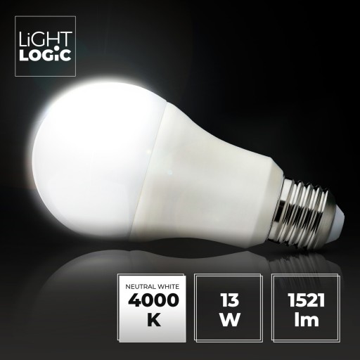 Svetelný zdroj: LED žiarovka A60 13=100W E27 bielaNW