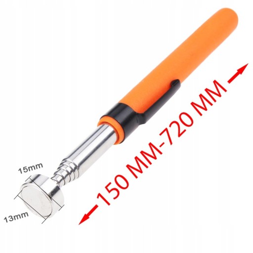 TELESKOPICKÝ MAGNET MAGNETICKÝ UCHOVÁVAČ MAGNET