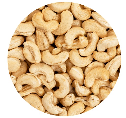 Kešu orechy 500g Wenatural, lúpané, nesolené, veľké palacinkové chuťovky