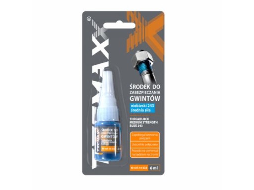 TECMAXX- Lepidlo na nite, modré, stredné, 6 ml
