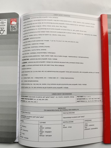 A5 linajkový zápisník, 60 listov, POĽSKÝ JAZYK + cheat sheet