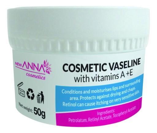 ANNA KOZMETICKÁ vazelína 50G VITAMÍN A+E