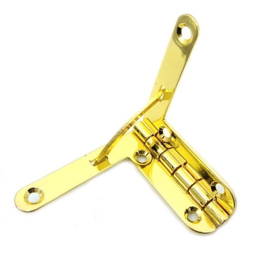 Uhlový záves 95 stupňov 38x42 mm, zlatý