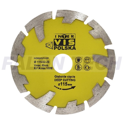 Presný diamantový kotúč Inter-Vis 115 x 22,2 mm