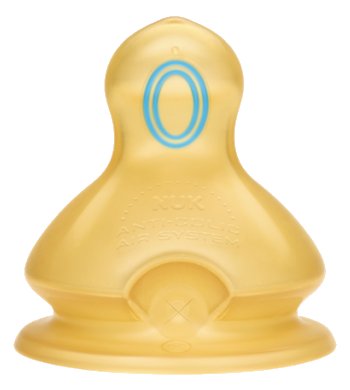 NUK FC+ LATEXOVÝ DUSÍK NA FĽAŠU 6M+ L - 2 KS.