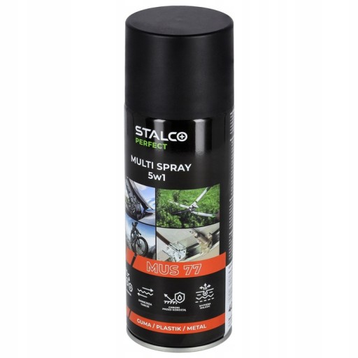 STALCO MULTI SPREJ 5v1 MUS 77 UNIVERZÁLNY VIACÚČELOVÝ PRÍPRAVOK 400 ml