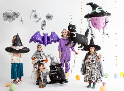 Halloweenske balóny čarodejnícke ozdoby na klobúk 66 cm darček príležitosť darček