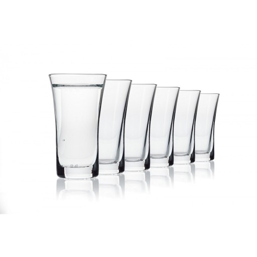 6x poháre na vodku a tequilu 45 ml SHOT KROSNO