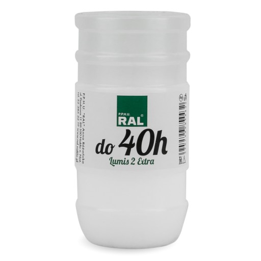 Vložka na sviečky 12 cm do 40 h Lumis 2 Extra.