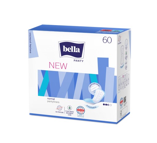 Bella Panty Nové hygienické vložky 60 kusov
