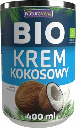 2 x Kokosový krém 17% 400ml Bio - NaturAvena