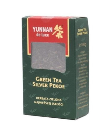 YUNNAN zelený listový čaj DE LUXE silver pekoe LG101 100G