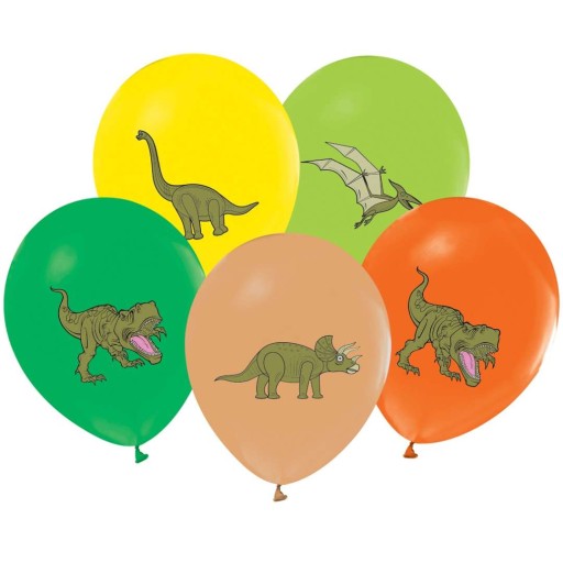 Dinosaurské balóny Dinosaur Children 30 cm 5 ks.