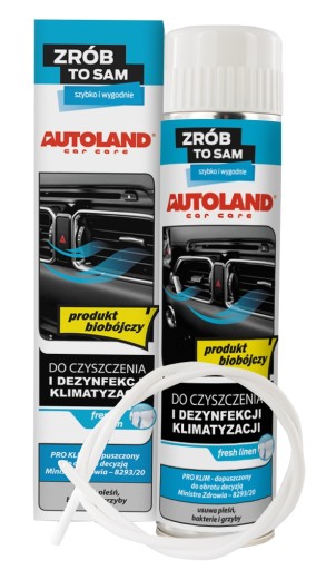 AUTOLAND BIOCÍDNY ČISTIACI A FUTIZAČNÝ PROSTRIEDOK NA KLIMATIZÁCIU 400 ml