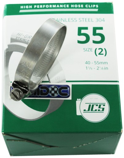 HI-GRIP JCS Svorka 40-55mm 304 remienok z nehrdzavejúcej ocele