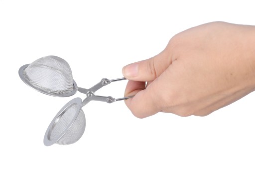 Nálevník na čaj, kliešte na bylinky, nerezové sitko na zaváranie