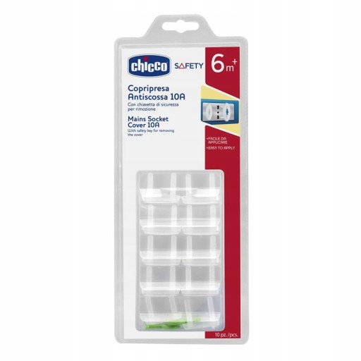 CHICCO CHRÁNIČE NA KONTAKTNÉ ZÁSUVKY 10 ks