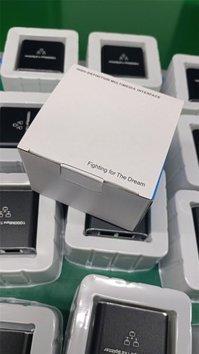 RJ45 adaptér na kábel / 2x RJ45 zásuvka tienenie