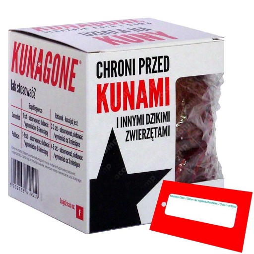 KUNAGONE prírodný odpudzovač kún do auta, domova, 1-bal