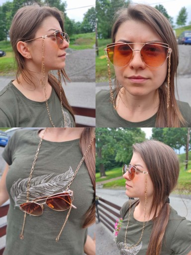GLAMOUR ZLATÁ REŤAZ NA OKULIARE VICTORY GLAMOUR