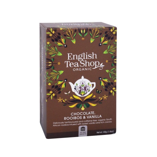 ETS ČOKOLÁDA ROOIBOS & VANILKA čaj 20 vrecúšok