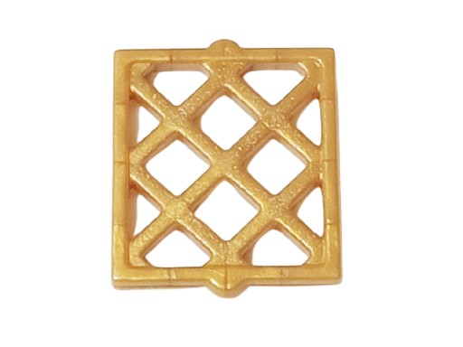 LEGO 38320 MRIEŽKA OKNA 1x2x2 zlatá NOVINKA (1g)