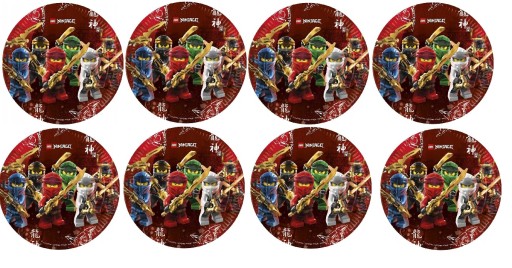 PAPIEROVÉ TANIERE LEGO NINJAGO ninja narodeniny 8. roky