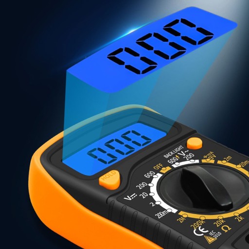 Digitálny multimeter merač aktuálneho napätia XL830L LCD podsvietený + káble