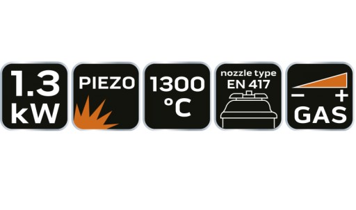 Skrutkovací plynový horák