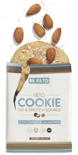 BE KETO COOKIE Kokosová mandľa KETO COOKIE Vláknina