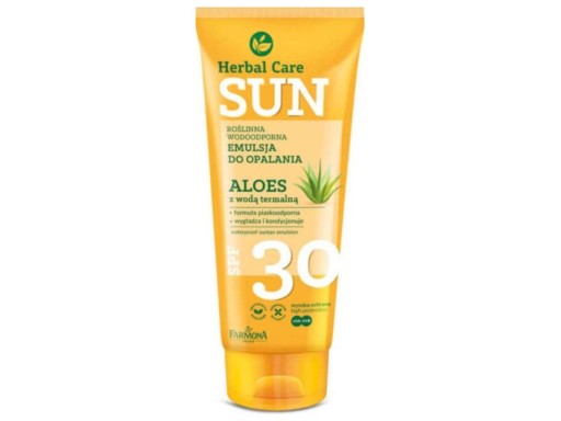 Farmona Herbal Care Sunscreen emulzia vodeodolná SPF30 Aloe s vodou