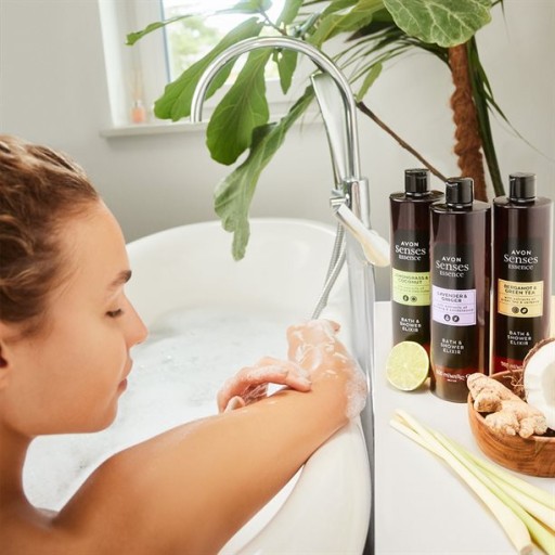 Elixír do kúpeľa a sprchy Citrónová tráva a kokos 500 ml 05413