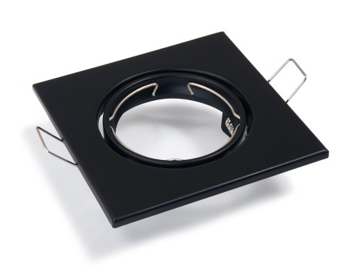 SET ČIERNA HALOGÉNOVÁ LAMPA + 7W LED ŽIAROVKA + GU10 3000K