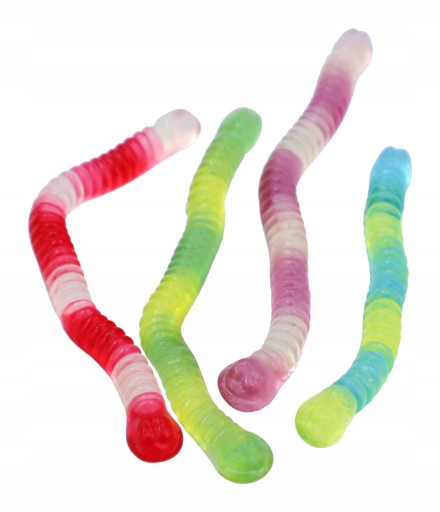 TROLLI Wurrli Worms Dážďovky ovocné želé 150g DE bez lepku