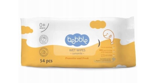 BEBBLE Waterwipes levanduľové vlhčené obrúsky