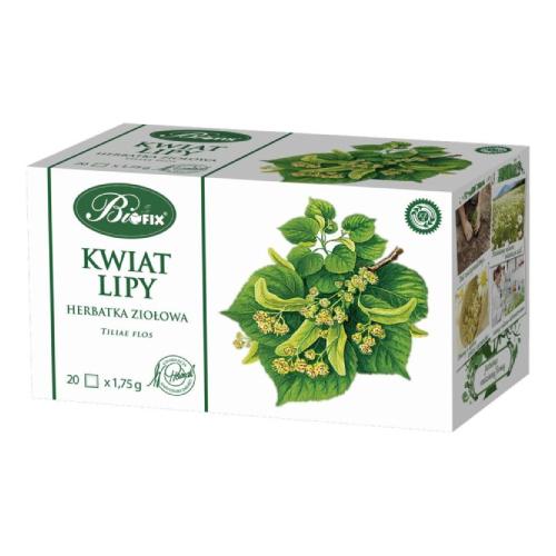 BiFix Express bylinný čaj Lipový kvet, 20 x 1,75g