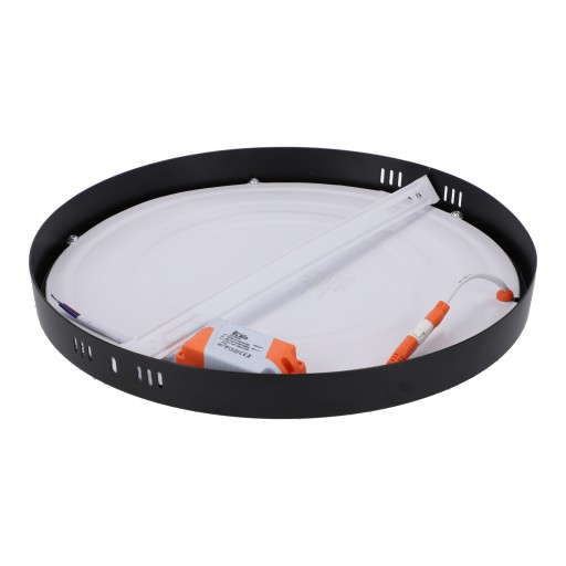 PRIVRCHOVÁ STROPNÁ LED PANELY 18W, ČIERNA